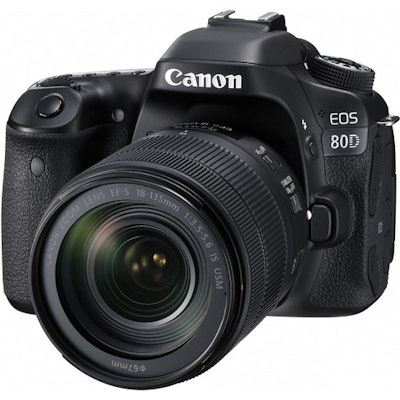 Canon EOS 80D DSLR Camera with 18-135mm Lens 1263C006 B&H Photo