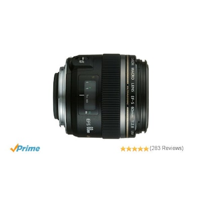 Canon EF-S 60mm f/2.8 Macro USM Fixed Lens for Canon SLR Cameras :