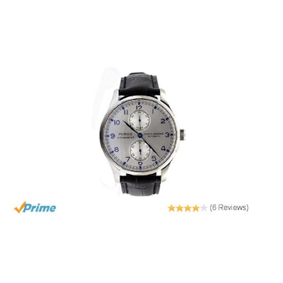Amazon.com: Parnis Portugal Style Men's Automatic Watch Seagull Movement St25 Po
