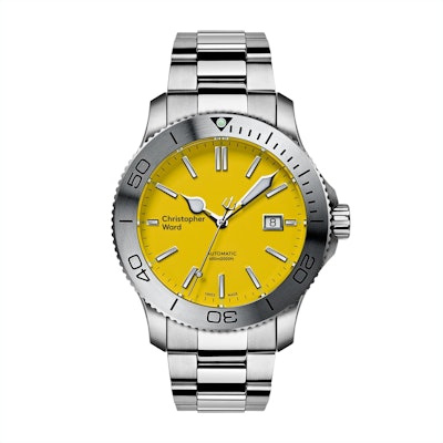 C60 Trident 316L Limited Edition - Yellow - Bracelet - Christopher Ward