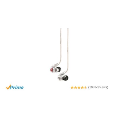 Shure SE846-CL Sound Isolating Earphones with Quad High Definition MicroDrivers 