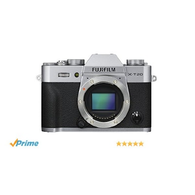 Amazon.com : Fujifilm X-T20 Mirrorless Digital Camera - Silver (Body Only) : Cam