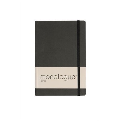 Grand Luxe Monologue Jotter A5, 8.3 x 5.5 Inches, Grey ( 313883 )