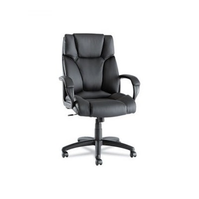 Alera FZ41LS10B - Fraze High-Back Swivel/Tilt Chair, Black Leather - ALEFZ41LS10