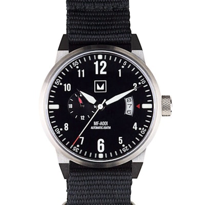 AUTOMATICA ONE Black / Titanium – Mansfield Time Automatic Watches