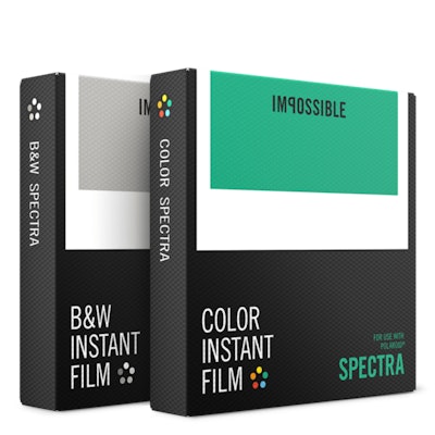 Impossible Instant Film bundle for Spectra type Polaroid Cameras