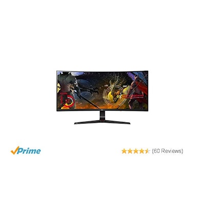 Amazon.com: LG 34UC89G-B 34-Inch 21:9 Curved UltraWide IPS Gaming Monitor with G