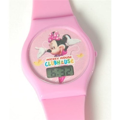 Disney Mini Mouse Clubhouse Digital Pink Strap Girls Watch: Amazon.ca: Watches