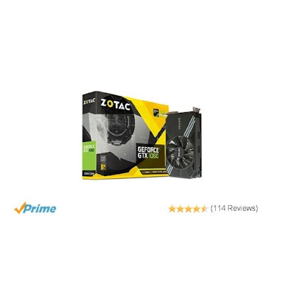 Zotac NVIDIA GeForce GTX 1060 6 GB Mini GDDR5 Graphics Card - Black: Amazon.co.u
