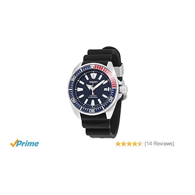 Amazon.com: Seiko Men's Prospex Automatic Diver Silicone Strap Watch: Watches