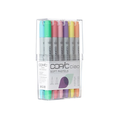 12pc Ciao Papercrafting Set Pastel | Copic