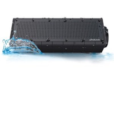 Photive HYDRA Rugged Water Resistant Wireless Bluetooth Speaker. Shockproof and 