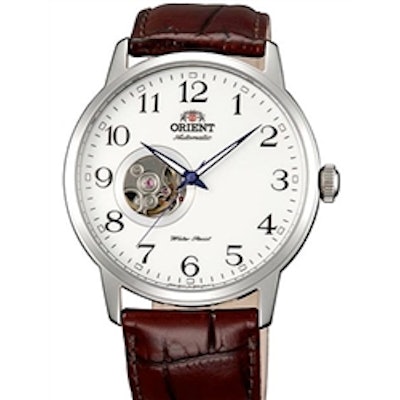 Orient Esteem 21-Jewel Automatic Watch with Leather Strap #FDB08005W