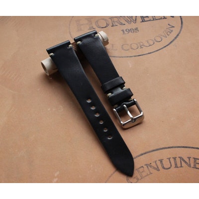 20/16mm Horween Shell Cordovan watch band