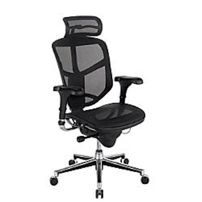 WorkPro Quantum 9000 Series Ergonomic Mesh High Back Chair With Headrest Black b