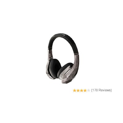 Monster Diamond Tears Edge On-Ear Headphones- Black Chrome