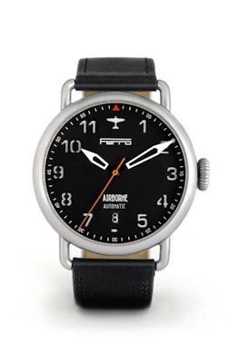 Ferro Airborne Titanium Pilot Watch (Automatic Movement) Black Face /  – Fe