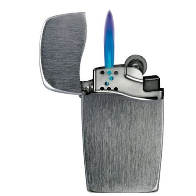 Zippo Blu Vertical Chrome Lighter