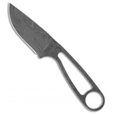 ESEE Damascus Izula Knife Survival Neck Knife w/ Sheath