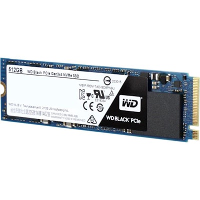 WD Black 512GB Performance SSD - M.2 2280 PCIe NVMe Solid State Drive - WDS512G1