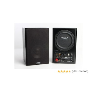 Amazon.com: Vanatoo Transparent One Powered Speakers (Black, Set of 2): Computer