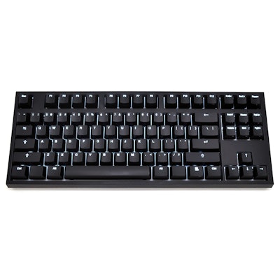 WASD Keyboards Code TKL White LED Backlit Mechanical Keyboard (Clear Cherry MX)