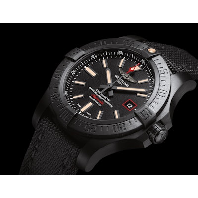 Breitling Avenger Blackbird 44 - Black-coated titanium watch