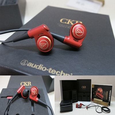  Genuine Audio Technica ATH CKR9LTD Canal Earphone Limited Red HS | eBay 