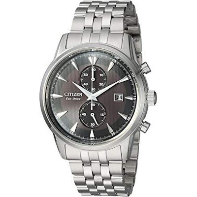 Corso - Men's Eco-Drive Stainless Steel Black Dial Watch | Citizen