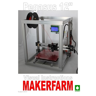 12" Basic Pegasus Kit - 3D Printer Kits