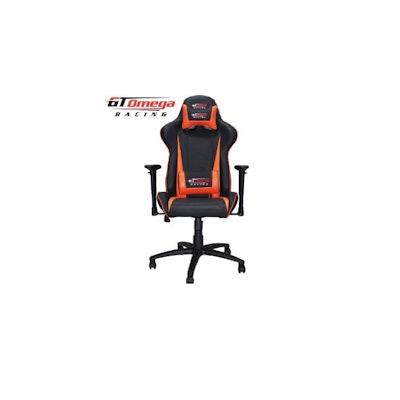 Amazon.com - GT Omega PRO Racing Office Chair Black Next Orange Leather -
