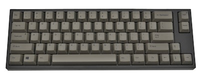 Leopold FC660C Gray Case 60% Dye Sub PBT Mechanical Keyboard with Topre 45g swit