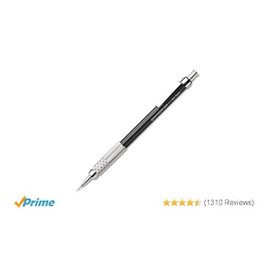 Amazon.com : Pentel GraphGear 500 Automatic Drafting Pencil Black (PG525A) : Mec