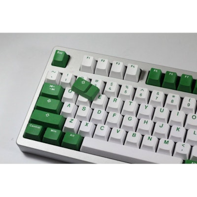 Green - Bi-Color PBT Double Shot Keycap Set by Vortex