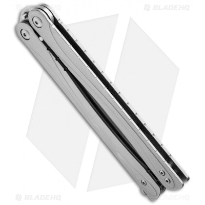 Brous Blades Balisong B3 Butterfly Knife SS (4.25" Satin) - Blade HQ