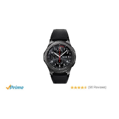 Samsung Gear S3 Frontier Smartwatch - Black/Space Grey: Amazon.co.uk: Electronic