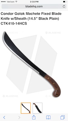 GOLOK MACHETE  | CONDOR Tool & Knife