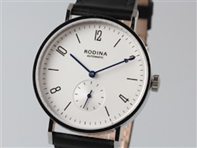 Classic Rodina Automatic Wrist Watch OEM by Sea-Gull ST1701 Movement Arabic Whit