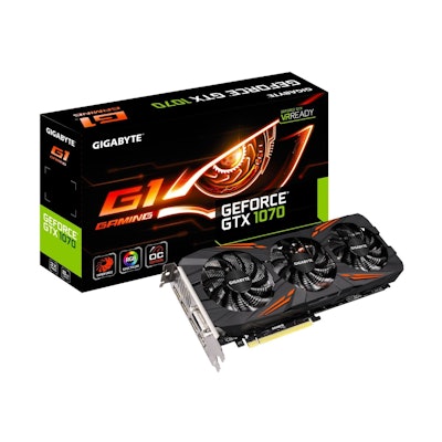 Gigabyte GeForce GTX 1070 G1 Gaming Video/Graphics Card