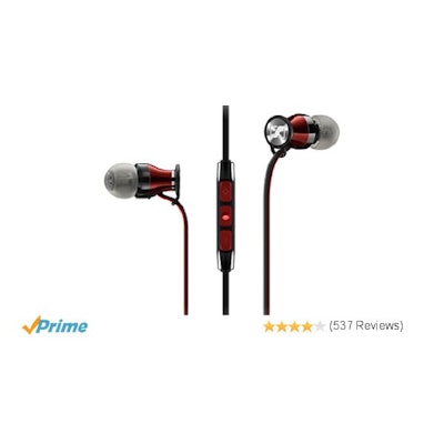 Amazon.com: Sennheiser Momentum In-Ear (Android version), 506244 - Black Red: El
