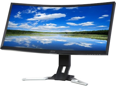Acer XZ350CU Black 35" 4ms HDMI Large Format Curved Monitor 2560 x 1080 (2K) 300