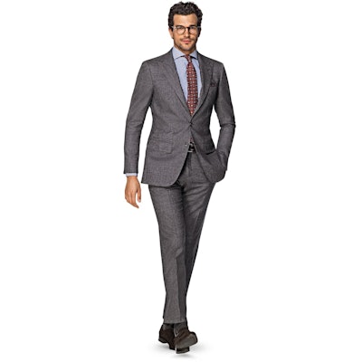 Suit Grey Plain Washington P4753i | Suitsupply Online Store