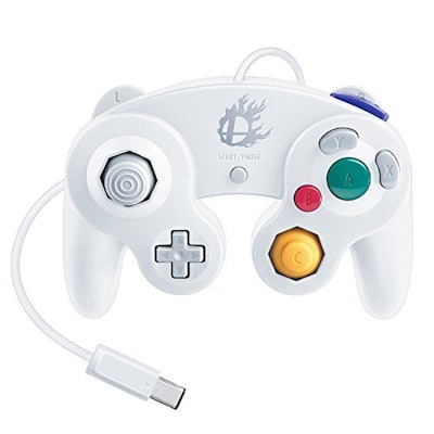 Nintendo Super Smash Bros. White Classic Gamecube Controller: Gamecube: Computer