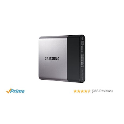 Amazon.com: Samsung T3 Portable SSD - 500GB - USB 3.1 External SSD (MU-PT500B/AM