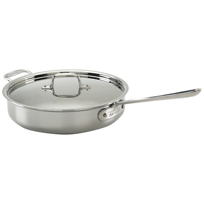 All-Clad Stainless 10" Saute (with Lid, 3 Qt)