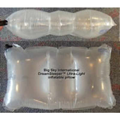 
	Big Sky DreamSleeper(TM) UltraLight inflatable pillow

