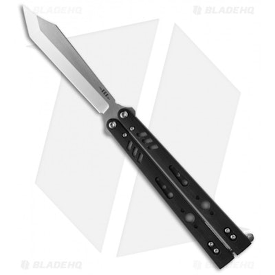 BRS Replicant Balisong Butterfly Knife Black G-10 (4.5" SW) - Blade HQ