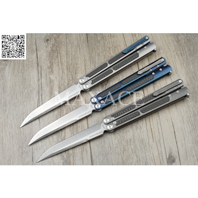  BALIPLUS BLADES  MAXACE COVENANT BALISONG/BUTTERFLY KNIFE/M390 BLADE/TI HANDLE/