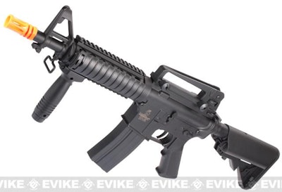 Lancer Tactical M4 CQB-R Airsoft AEG Rifle - Black | Evike.comLancer Tactical M4