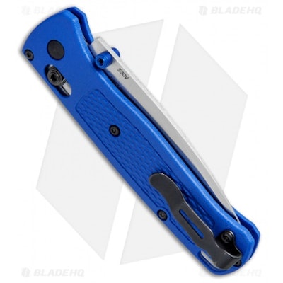 Benchmade Bugout AXIS Lock Knife Blue (3.24" Satin) 535 - Blade HQ